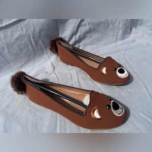 Brown Bear Design Women's Shoes 5.5